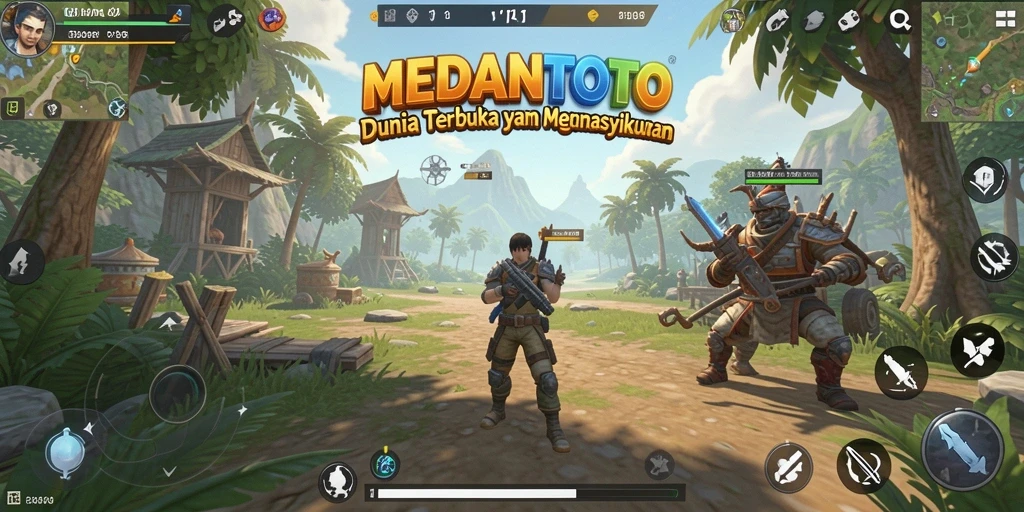 Tampilan gameplay Open World yang menakjubkan dari MEDANTOTO.