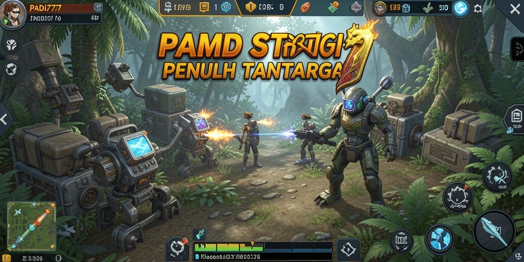 Screenshot PADI777 menampilkan aksi pertempuran strategis yang intens.