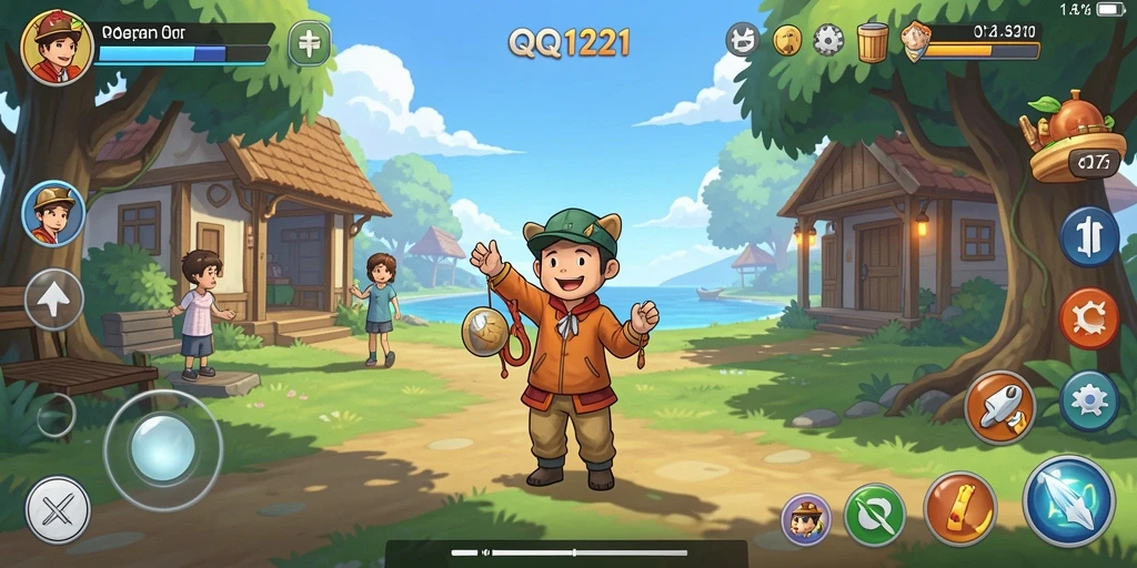 Screenshot gameplay menarik dari QQ1221 yang menunjukkan momen seru.