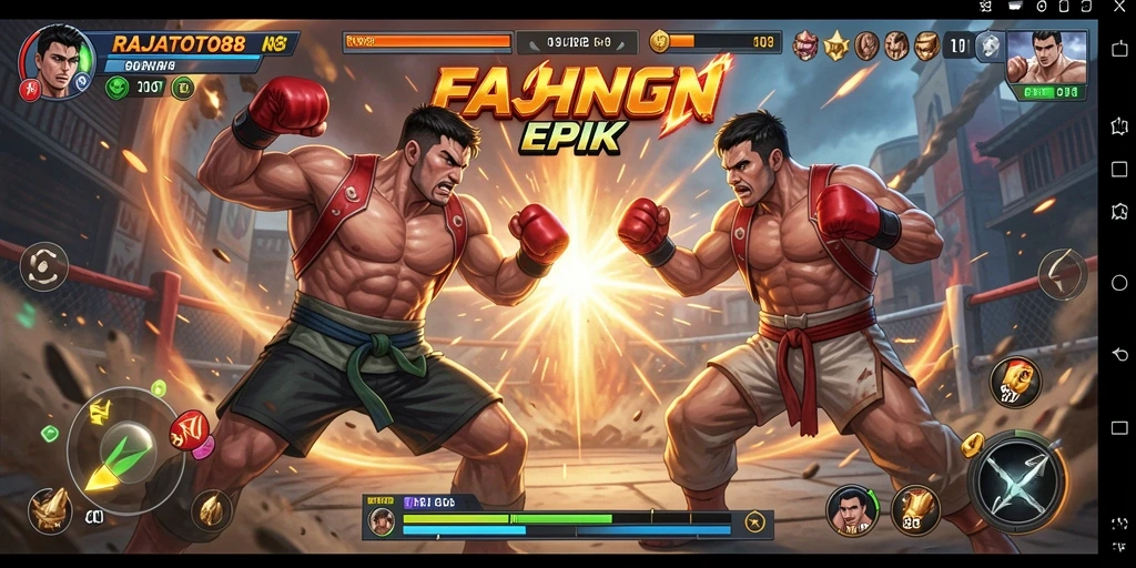 Gameplay mendebarkan dalam pertarungan RAJATOTO88.